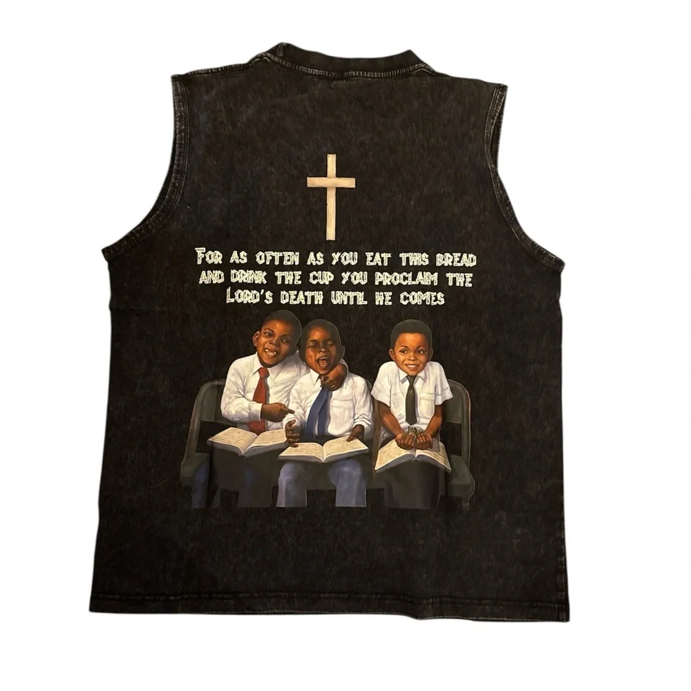 Men’s‎ Graphic Tank Top T-Shirt,Black, S, B69